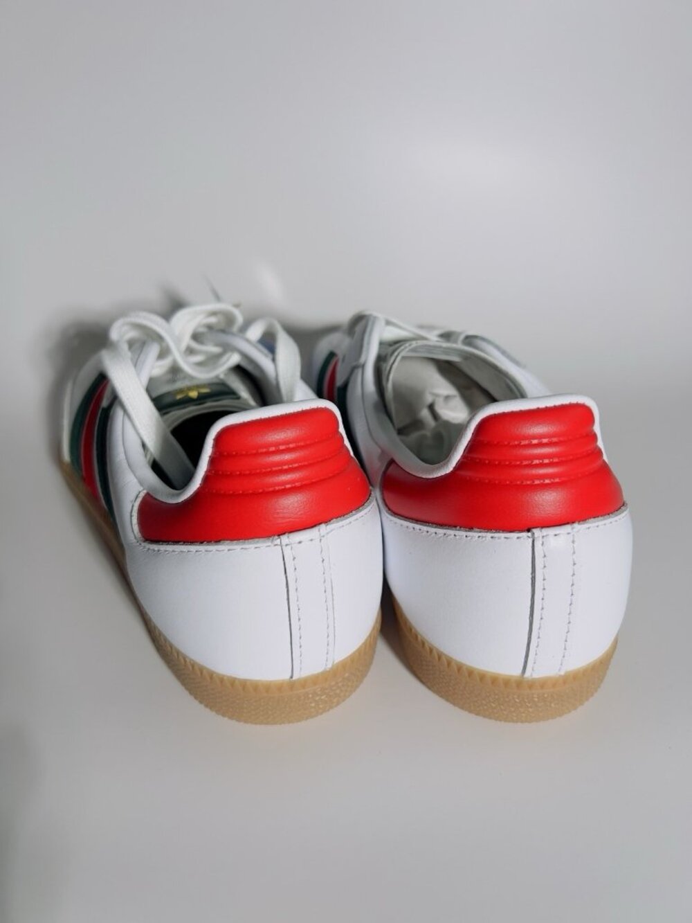 *Adidas Originals SAMBA "Mexico" WORLD CUP White Green Red Sz 8 - Picture 5 of 10